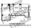 2D Black & White Floor plan